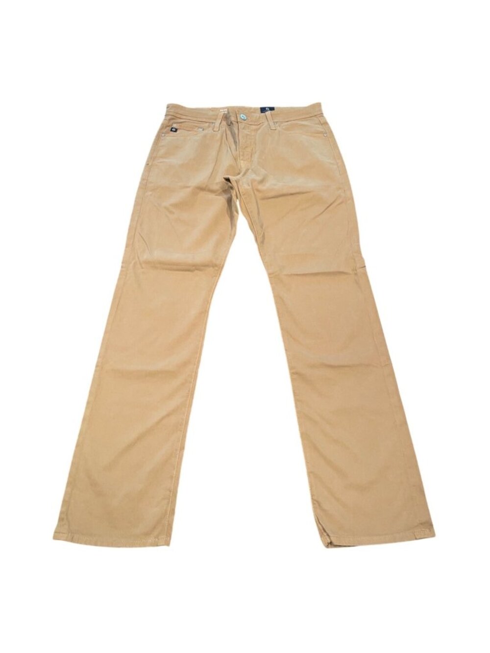 AG Everett Slim Straight Pant 32x32 SUD Tan Khaki Stretch Trouser Office Work